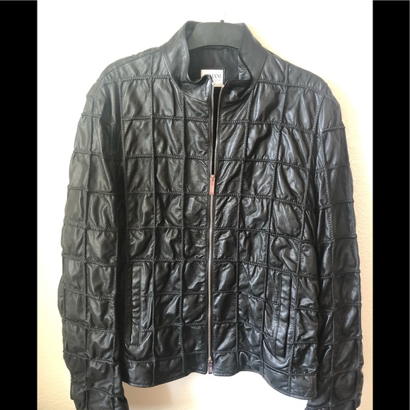 Armani Collezioni Other - Armani COLLEZIONI Lambskin leather jacket